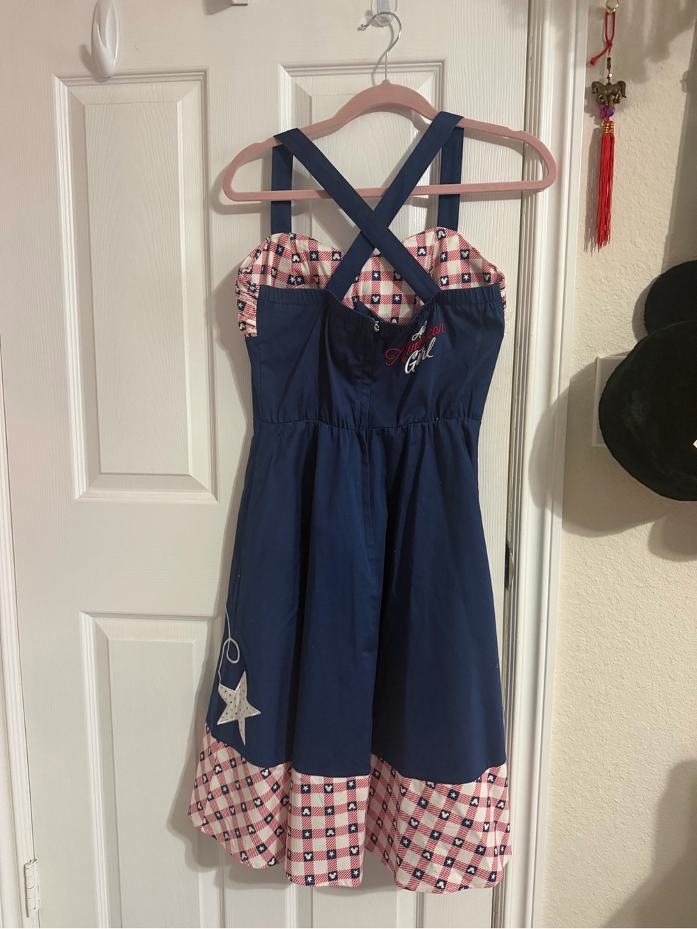 Rare Disney Parks All American Girl Dapper Dress Mickey Americana Medium